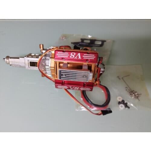 1/10 1/14 Scale Tractor Trailer Rock GearBox V8 Engine FOR LESU TAMIYA JDM MAN BENZ SCANIA R620 R470