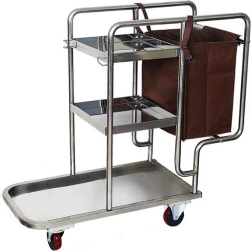 3 Tier Stainless Steel Kitchen Cart with Wheels Kitchen Trolley Serving Cart for Restaurant Hotels home