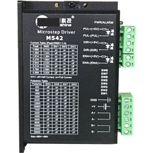 4pcs/lot Original 2 Phase Analog Stepper Driver M542 Max 50VDC 4.2A For Stepper Motor NEMA 23