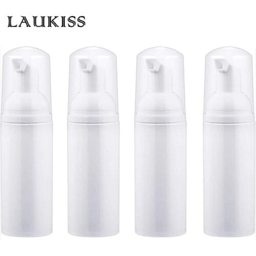 5pcs Plastic Foamer Pump Bottles Mini Foaming Soap Pump Dispenser Empty for Travel Cleaning Cosmetics Packaging 60ml 2oz