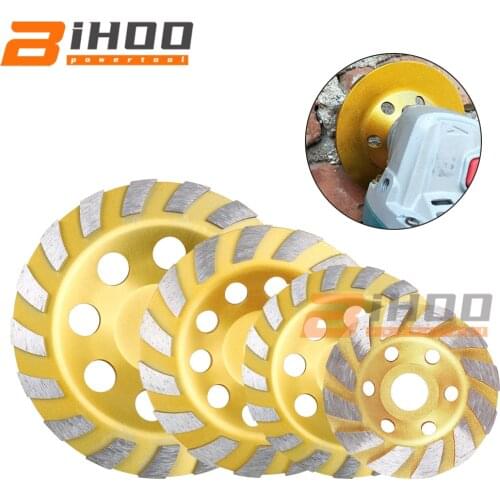 5" Diamond Segment Grinding Wheel 100-180mm Disc Bowl Shape Grinding Cup for Concrete Granite Stone Ceramics Cutting 1Pc