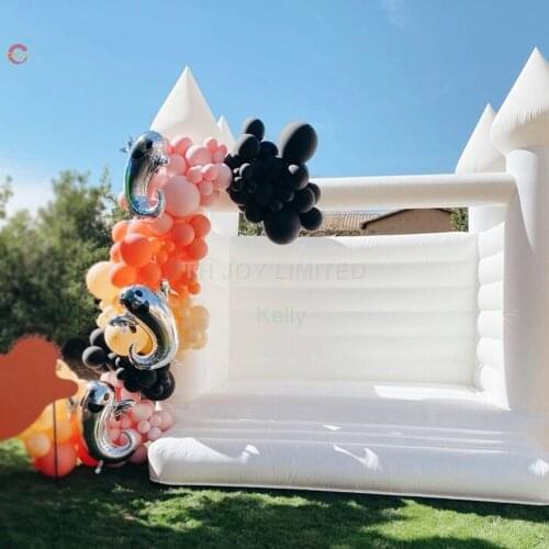 Free ship to door outdoor inflatable wedding bouncer castle kids birthday party events air bouncy house jumper
