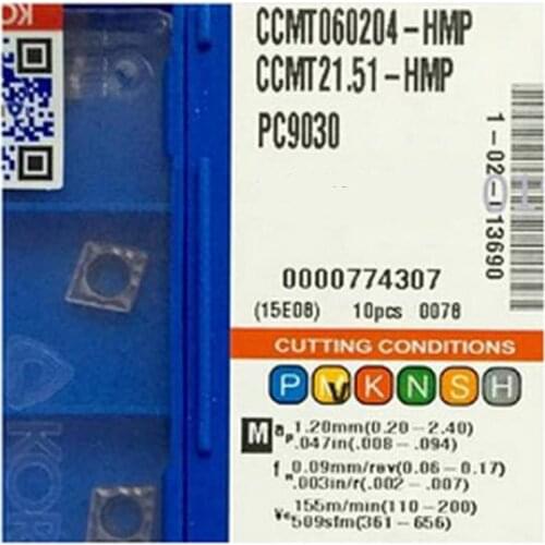 CCMT060202-HMP CCMT060204-HMP CCMT060208-HMP PC9030, Free shipping! 100% Original brand CNC blade