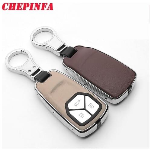 CHEPINFA Zinc alloy Car Key Case Cover For Audi A4 A5 S4 S5 B9 8W Q7 4M Q5 TT TTS RS Coupe Roadster 2017 2018 Remote Key