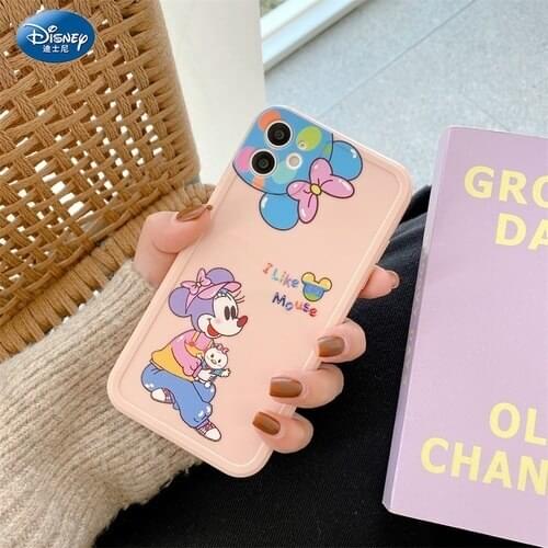 Disney Mickey Minnie for IPhone12 Mobile Phone Case for IPhone Xr/x/xsmax/12mini Mobile Phone Cover zz0429-7
