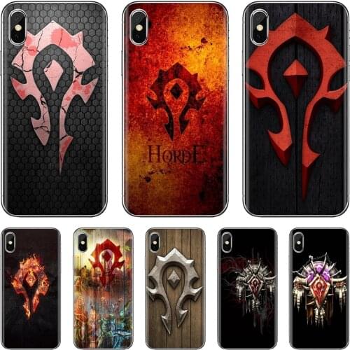 Warcraft-horde-C-WOW-World-of For Xiaomi poco X3 nfc F2 Pro M3 Mi 5X 6X Max Mix 1 2 2S 3 Mi5 Mi6 Mi3 Mi4 Cell Phone Case Cover