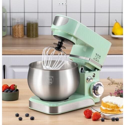 220V 5.5L Electric Dough Mixer 6 Gear Adjustment Green/Black Color Available 1200W Household Multifunctional Kitchen
