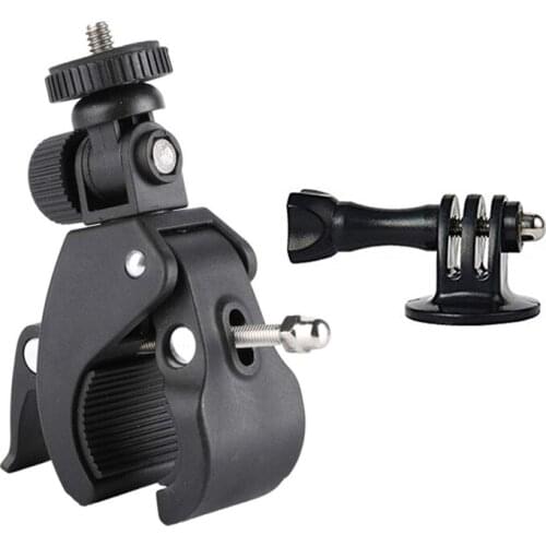 Bike Camera Mount Tripod Clip Adapter For Gopro Hero 1 2 3 3+ 4 Bicycle Motorcycle Handlebar Handle Bar Action Camera Part
