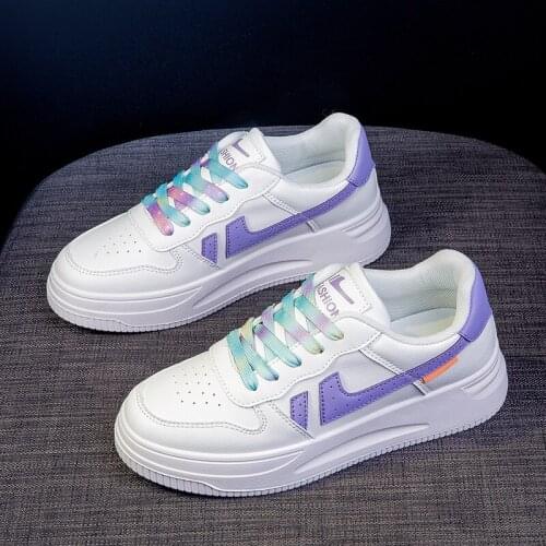 Breathable Pu Sneakers Womens Platform Shoes for Women Ladies Casual Female Vulcanized Shoes Woman Walking Shoes Zapatos Mujer