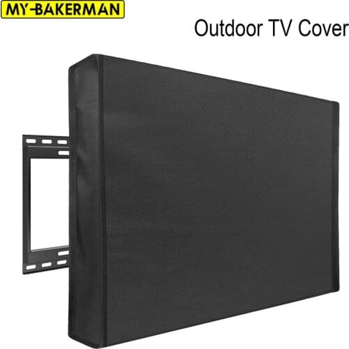 Outdoor TV Cover 22'' To 70'' Inch Weatherproof and Dustproof TV Enclosure for Outside LED, LCD, OLED Flat Screen TV