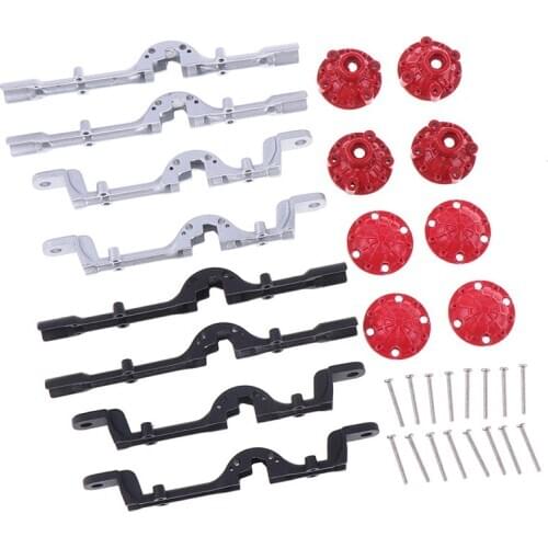 New For WPL B1 B-1 B14 B-14 B16 B-16 B24 B-24 C14 C-14 MN90 MN91 RC Car Spare Part Upgrade Metal Front & Rear Axle Housing
