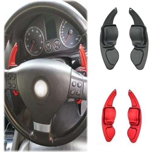 New Steering wheel shift paddle Shifter Extension Accesories For VW Tiguan Golf 6 MK5 MK6 Jetta GTI R20 R36 CC Scirocco