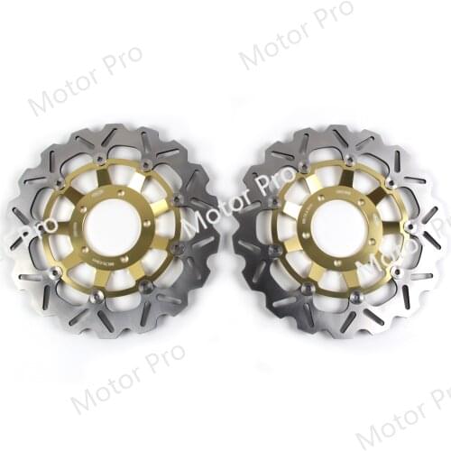 2PCS CNC Floating Disk Front Brake Disc Rotor For STREET TRIPLE 675 ABS 2016 / Street Triple 675R 2009 2010 2011 2012