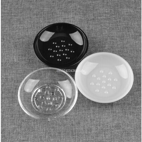 100pcs Soap Tray Holder Plastic Soap Rack Plate Box Container Bath Shower Soap Dish Storage Bathroom Accessories