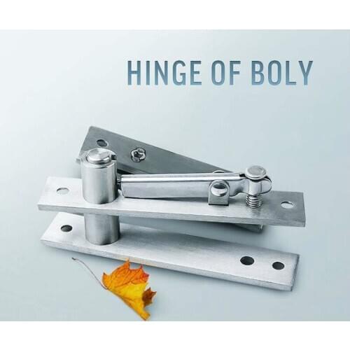 Rotating hinge stainless steel 360 degree wooden door upper and lower pivot invisible door hinge
