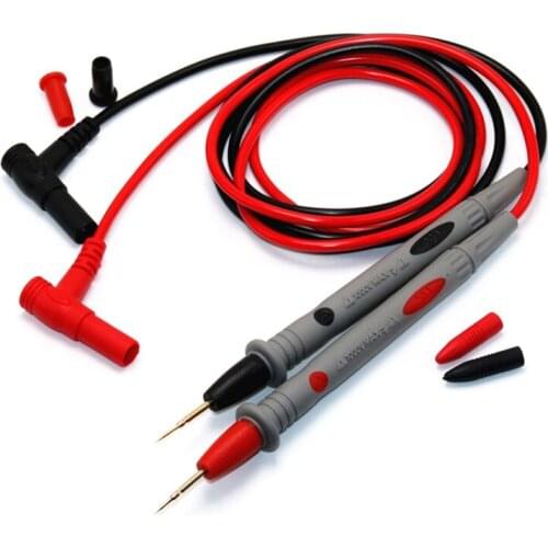 50PCS Special Tip Test Pen, Fine Tip 1000V 20A Gold-Plated Copper Needle Test Pen, Multimeter Pen Line