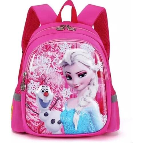 Disney Frozen Elsa Backpack Girls Shcool Bag Kids Children Schoolbags Lovely Knapsack Baby Bags Gift For Girl