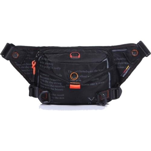 Top Quality Waterproof Oxford Men Fanny Pack Waist Bag Bum Hip Belt Purse Pouch Shoulder Messenger Male Military Chest Bags