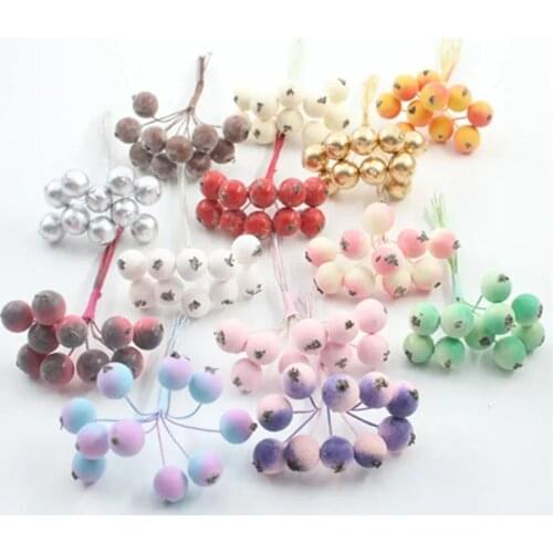 1/5/10pcs Artificial Fruit Simulation Blueberry Christmas Fruit Garland Material Wedding Party Decoration Household Room Product
