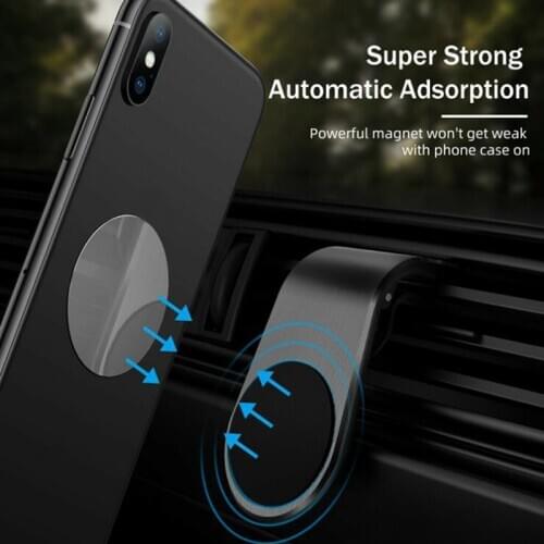 10pcs For Magnetic Car Mount Magnet Phone Holder Metal Plates Sticker Blue