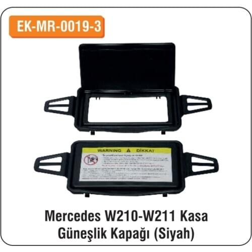 ALTEC Mercedes W210-W211 For Case Sun Visor Cover (Black) EK-MR-0019-3