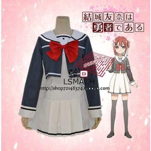 Free shipping anime Yuki Yuna is a Hero Yuuki Yuna cosplay costume