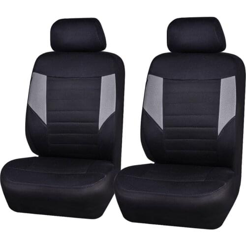 Car-pass Car Seat Covers 2 Front Gray Red Blue Universal Fit Most Car Seat Cover Auto Accessories For Mazda Nissan Hyundai