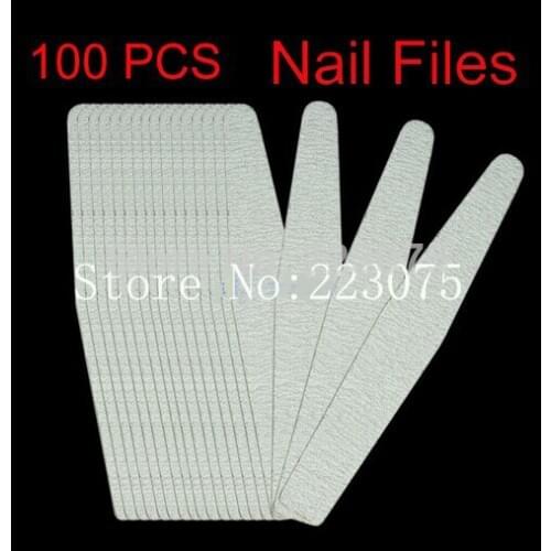 DIY Professional 100 Pcs Nail Art Sanding File Buffer Buffing Rhombus Manicure Tool