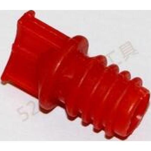 Red Plastic 1/4" PT Male Thread Oil Plug for Air Compressor 4