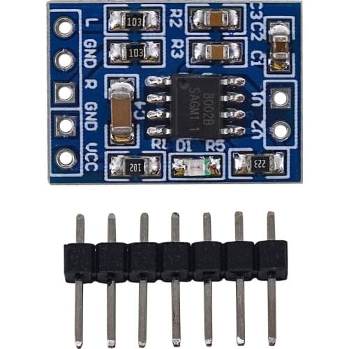Mini HXJ8002 Mono Amplifier Board module BTL Audio Power Sound Voice AMP Board 2.0-5.5V amplifier for speakers volume control