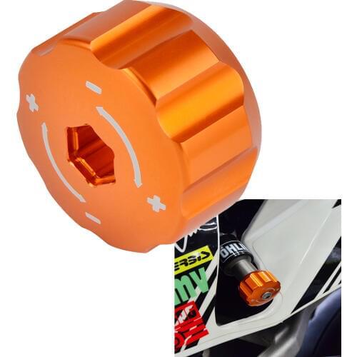 Motorcycle CNC Rear Shock Absorber Adjustment Bolt Screw Adjust Knob For KTM 950 Adventure/S 990 Adventure/R/S