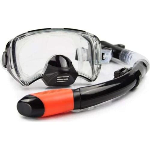 Diving Masks Snorkel Set Professional Swim Snorkeling Tube Scuba Fins Monofin Flippers Shoes Equipment Adult Child Goggle