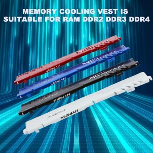 Aluminum Alloy RAM Memory Bar Heatsink Heat Dissipation for DDR2/DDR3 /DDR4