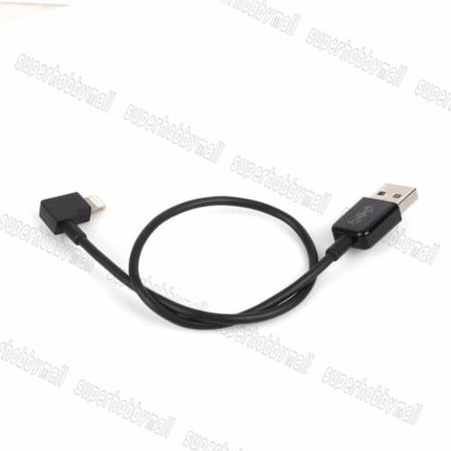 1pc DJI MAVIC PRO/ Phantom 3/4 Inspire 1/2 Remote Controller Data Cable Data Line 30cm For iPhone iPad iOS