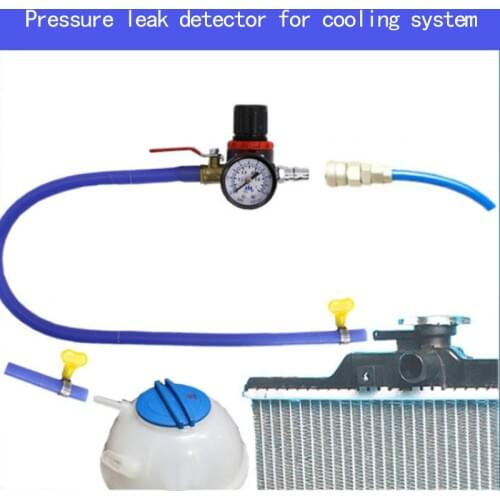 Car Cooling Radiator Pressure Tester Water Tank Detector Checker Tool Repair Kit