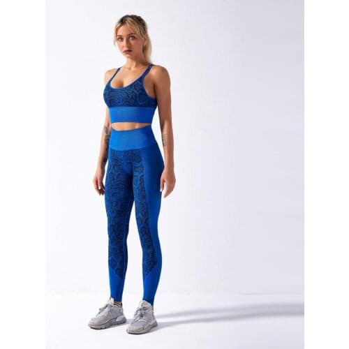 Women Yoga Sets Seamless Legging Snakeskin Fitness Suits Gym Wear 2 Pieces Sports Bras and Pants Running Clothing Wokout,ZF700