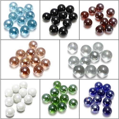 20 Pcs Marbles 16mm marbles glass balls decoration color nuggets toy pat music parent-child machine beads console game