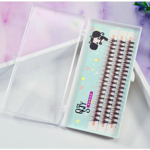 20D 0.05 thickness Faux mink eyelashes premade fans Russian Volume lashes soft eyelash extension False eyelash