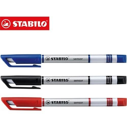 4pcs Stabilo 189 Colored Gel Pen Liquid-Ink Pen Office Stationery School Supplies Gel Ink Pens Water-based Pens 0.3mm Needle Nib