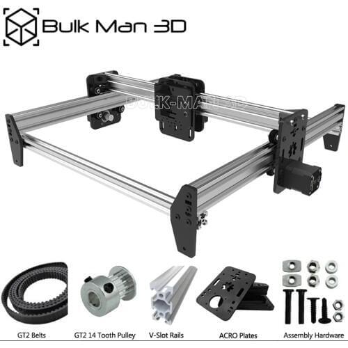 55-1515 Precision Belt Driven ACRO System Machine Mechanical Kit Laser Engraving Cutting Carving Machine Free Shipping