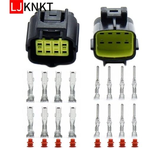 8pin Waterproof Wire Connector Electrical Plug Car Auto Sealed Male female kit