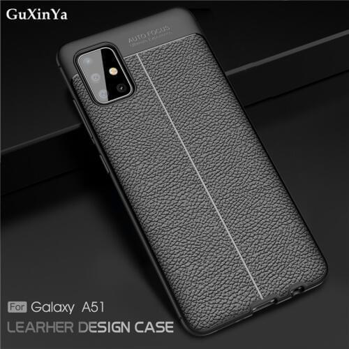 Cover For Samsung Galaxy A51 Phone Case Luxury Leather ShockProof TPU Protective Case For Samsung A51 Funda SM-A515F Bumper 6.5"