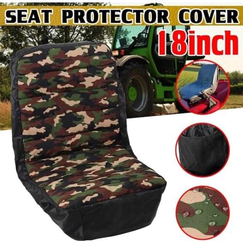 18Inch Mower Seat Cover Protector Lawn Riding Outdoor Backrest Seat Cushion Cover for Heavy Tractor Mower