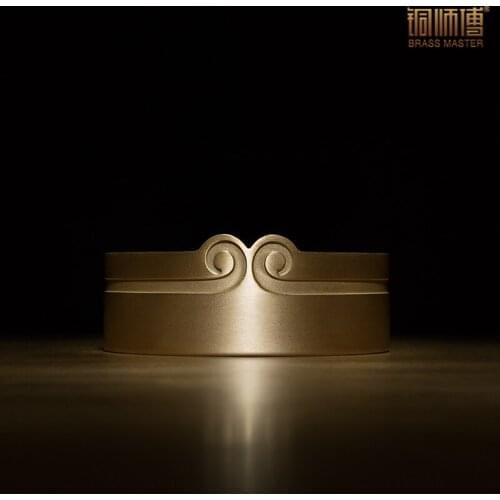 Da Sheng Monkey Creative Personality Pure Brass Ashtray Home Office Home Birthday Gift for Boys