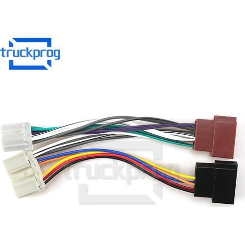 TruckProg ISO Radio Adapter Cable for Volvo 1993+ (select models) Wiring Harness Connector Lead Loom Cable Plug Adaptor Stereo
