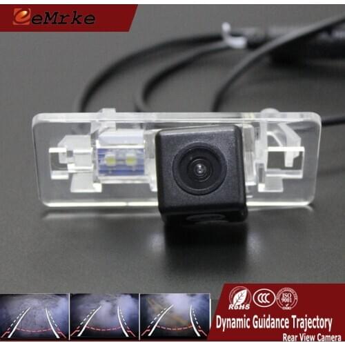 EEMRKE Dynamic Trajectory Move Parking Line Camera Car Rearview Reversing Tracks Camera for Audi A1 S1 8X A4 RS4 S4 8K A3 8V