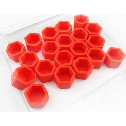 Wheel 20 pieces of silicone wheel nut protection bolt cap 19mm for Dodge Journey JUVC/Charger/DURANGO/CBLIBER/SXT/DART