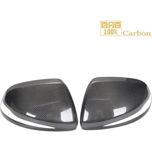 For Mercede s Benz V-CLASS V250 V260 V220 W447 2014-2017 Real Dry Carbon Fiber Side Wing Fender Rearview Mirror Cover 2PCS
