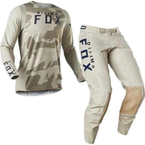 NEW Motocross Jersey and Pants Gray Racing Full Suits MX 180 Cota Adult Motorcycle Dirt Bike MTB BMX Gear Set A