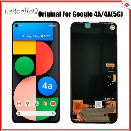 Test Original LCD For Google Pixel 4A LCD Screen Display Touch Panel Digitizer Assembly For Google Pixel 4A 5G LCD Screen